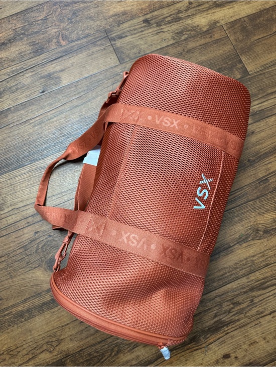 PINK Victoria's Secret Handbags - VSX Rust Orange Mesh Duffel Bag